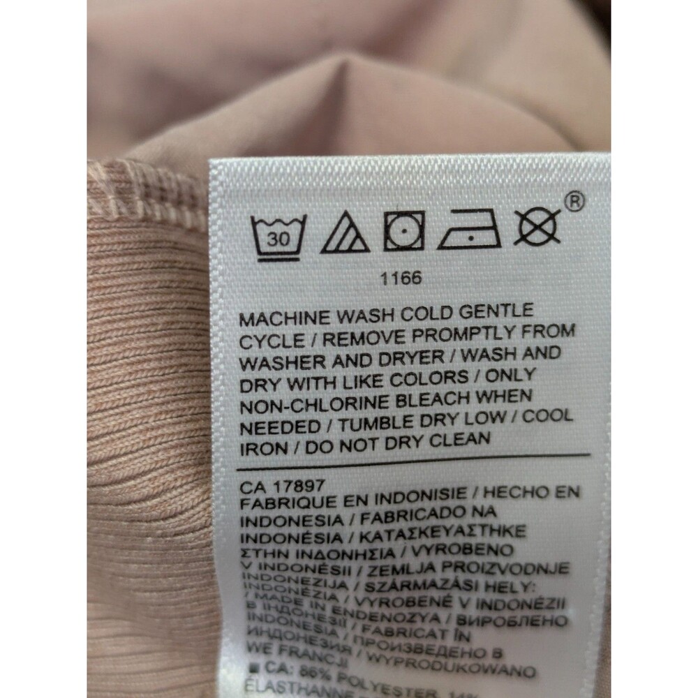 Athleta Womens Pull On  Ankle Pants Size 26 Brooklyn Textured Blush Pink - Picture 9 of 10